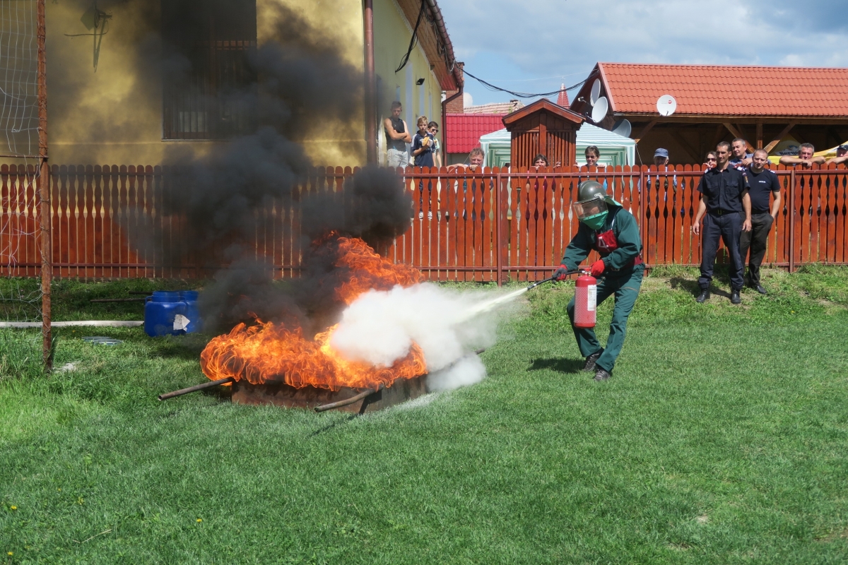 Lécfalvi csapat nyerte az önkéntes tűzoltók versenyét